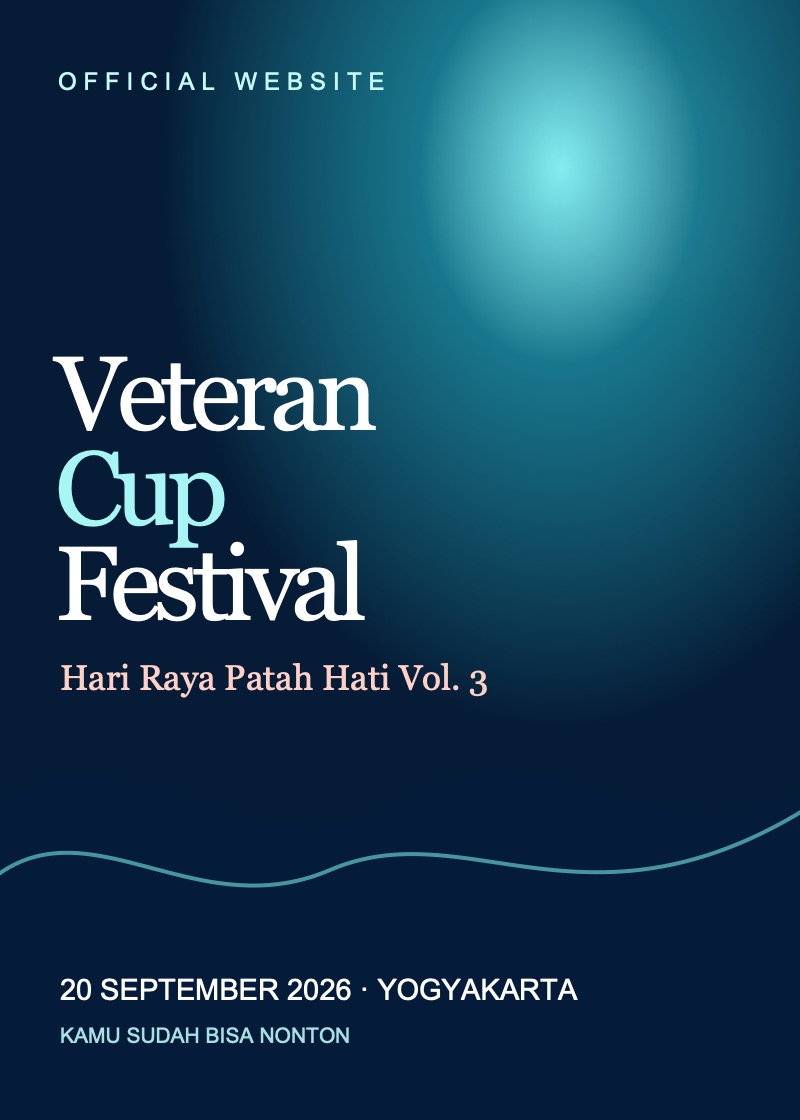 Visual promosi Veteran Cup Festival 2026 bertema suasana bawah laut
